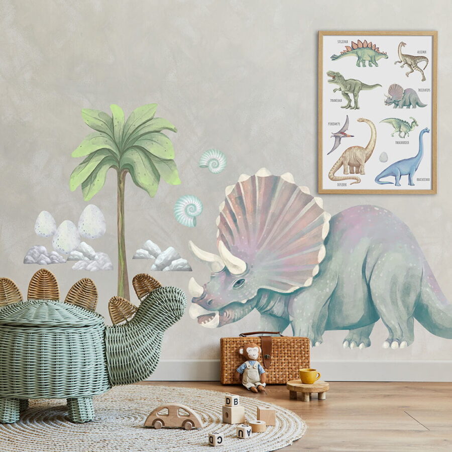 Sticker | Dinosaur Triceratops XXL