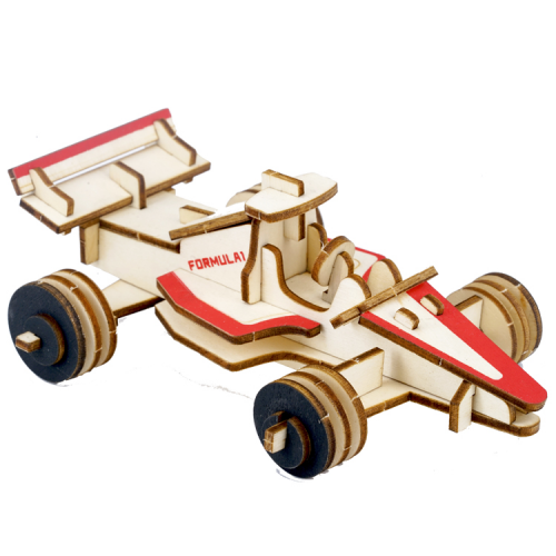 Building kit Formula 1 racing car color
