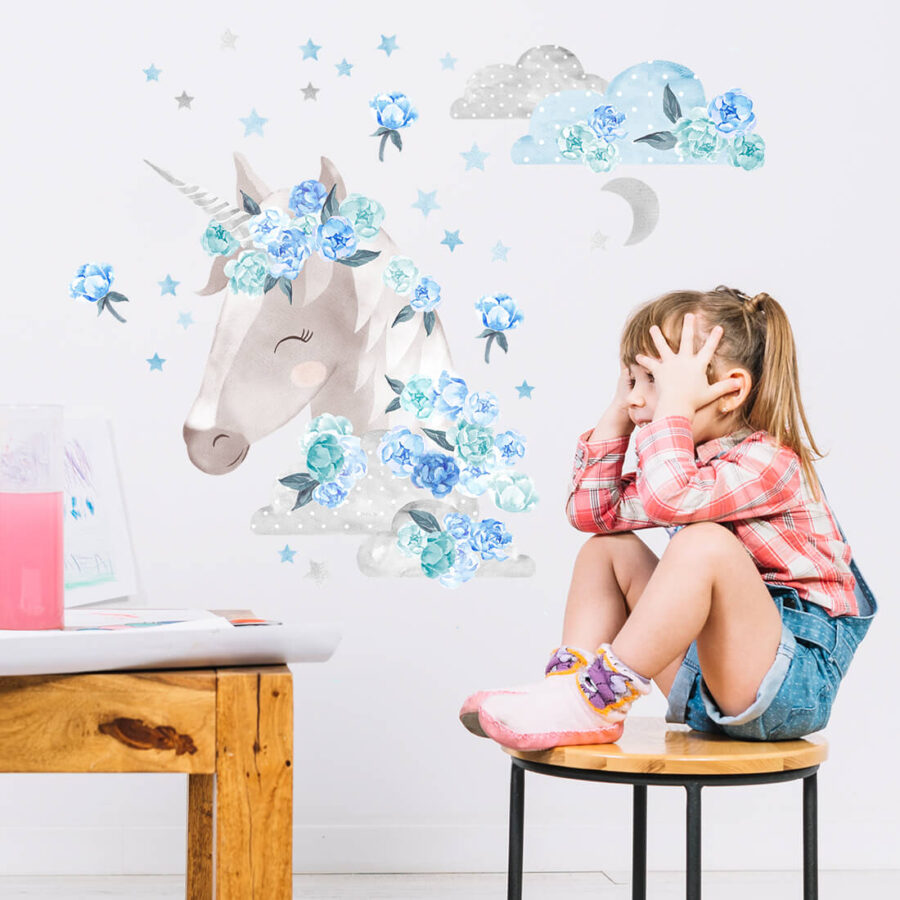 Sticker | Blue Unicorn