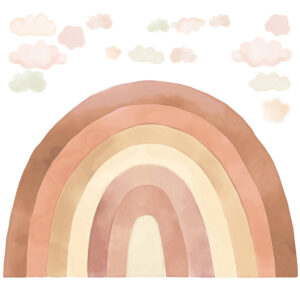 Sticker | Rainbow Beige