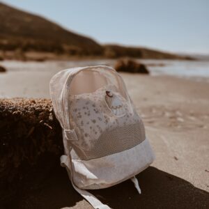 Beach Net Backpack - Bouquet Silhouette