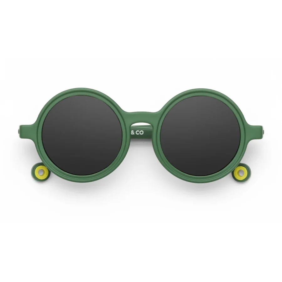 Baby Round Sunglasses Cactus Green