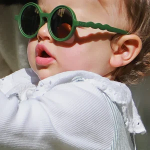Baby Round Sunglasses Cactus Green