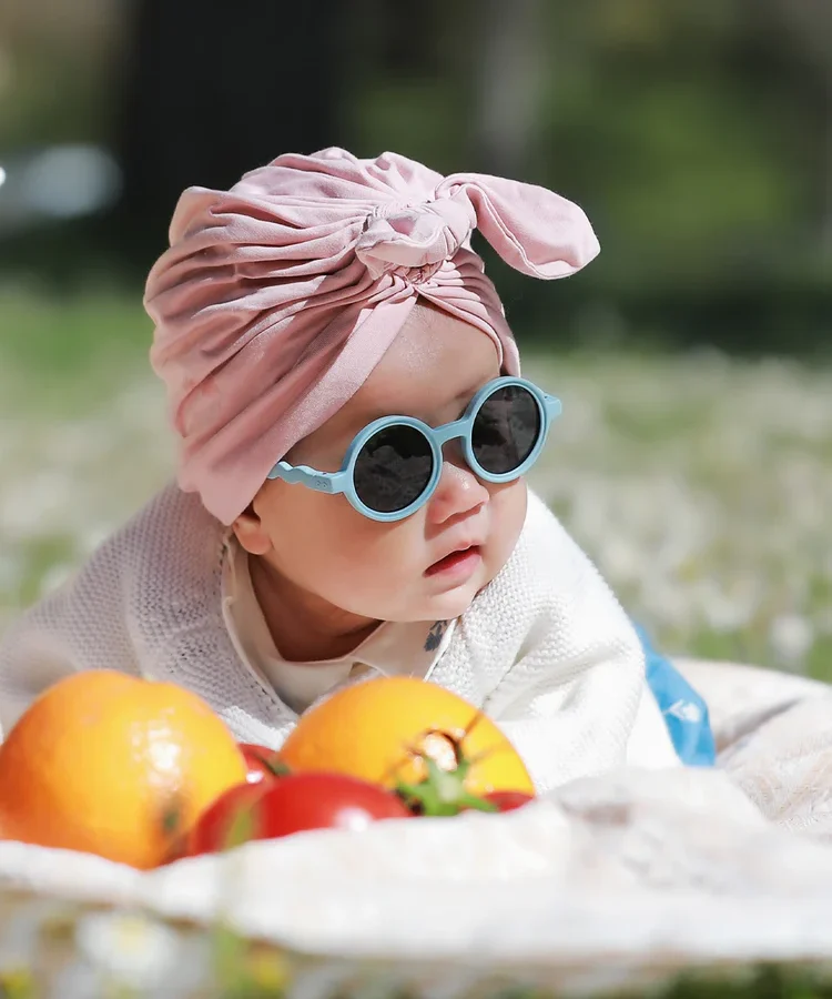 Baby Round Sunglasses Reef Blue