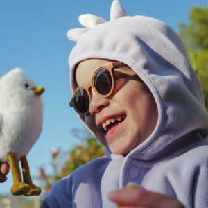 Todler Oval Sunglasses Chocolate