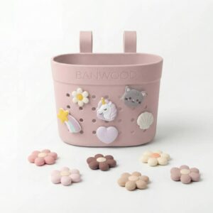 Banwood Pin & Ride Basket - Fadedpink