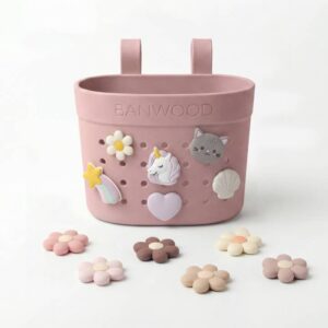 Banwood Pin & Ride Basket - Dustyrose