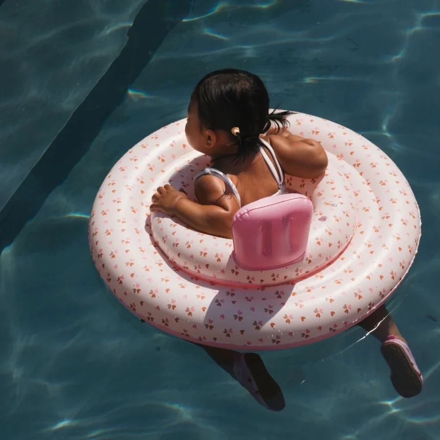 Baby Float - Pink - Cozy Hearts - 0/1 Year