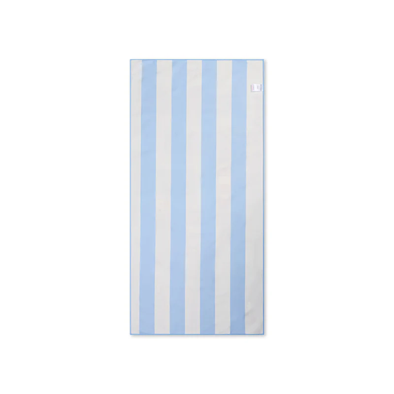 Beach Towel Microfiber - Blue - Seas The Day - 135 x 65 cm