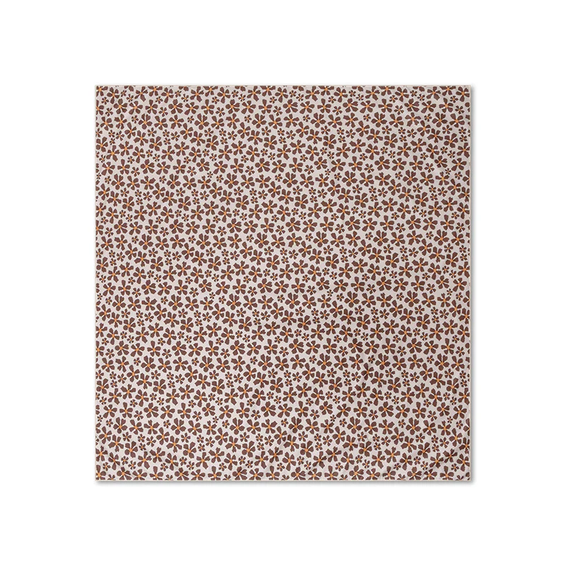 Beach Towel Microfiber - Brown - Wild Flower - 180 x 180 cm