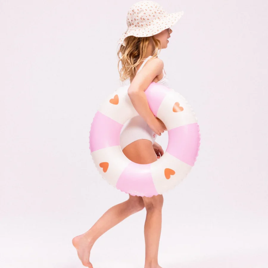 Swim Ring - Pink - Cozy Hearts - Ø 55 cm
