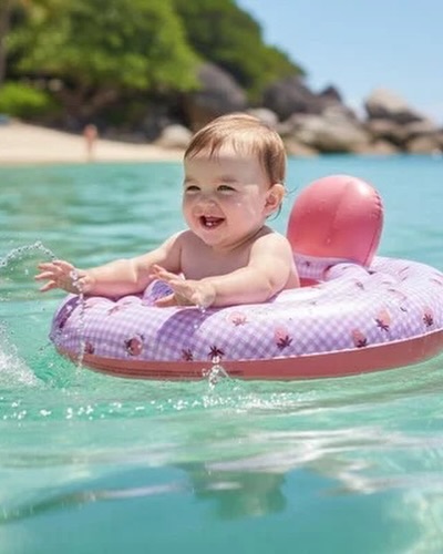 Baby Float - Pink - Strawberry Fields - 0/1 Year