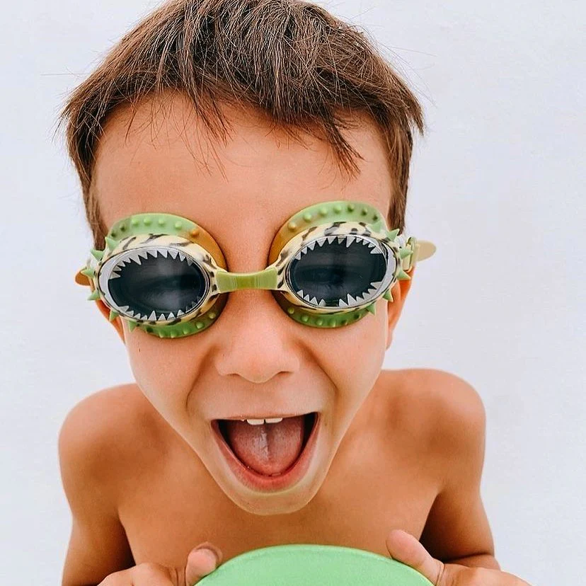 Swim Goggles - Carnivore Brown Prehistoric Times (3+ Years)