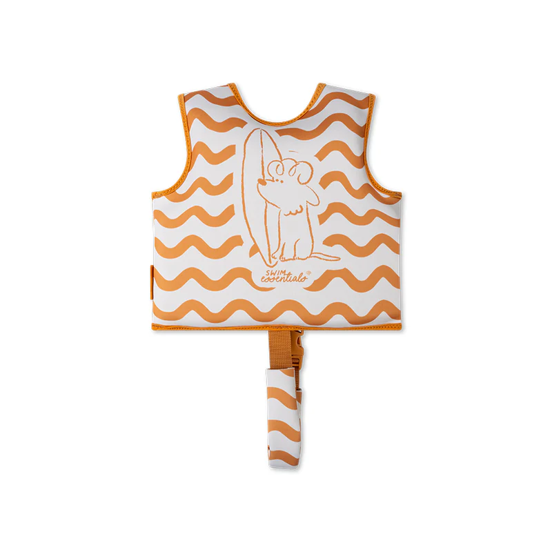Swim Vest - Orange - Surfer - 1-2 Years