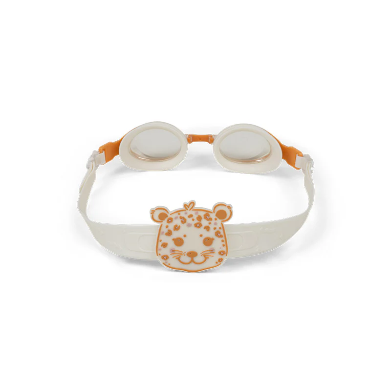 Swimming Goggles - Beige - Leopard