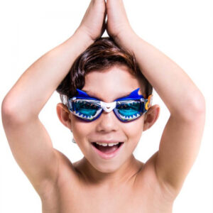 Plavecké brýle pro děti dinosaur Bling2o - Prehistoric times - Carniwore brown 3+