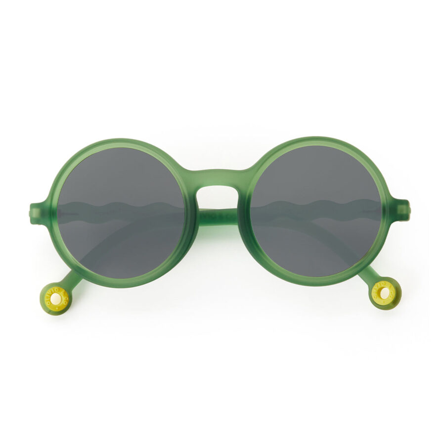 Junior Round Sunglasses Olive Green