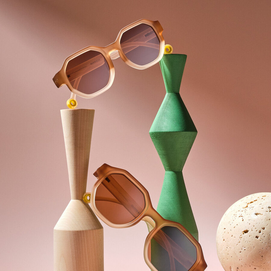 Junior #D Sunglasses Colorblock Sand