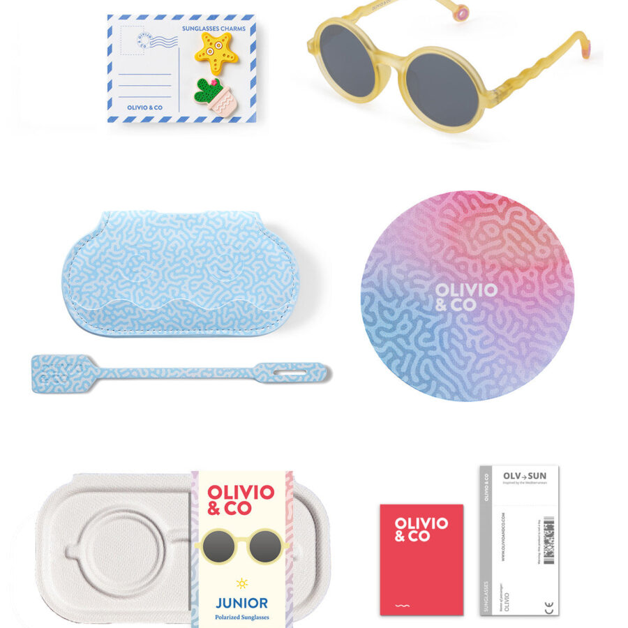 Junior Round Sunglasses Sun Coral