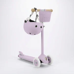 Banwood Ecoride Set: Scooter, Basket & Helmet Pack - Lavender