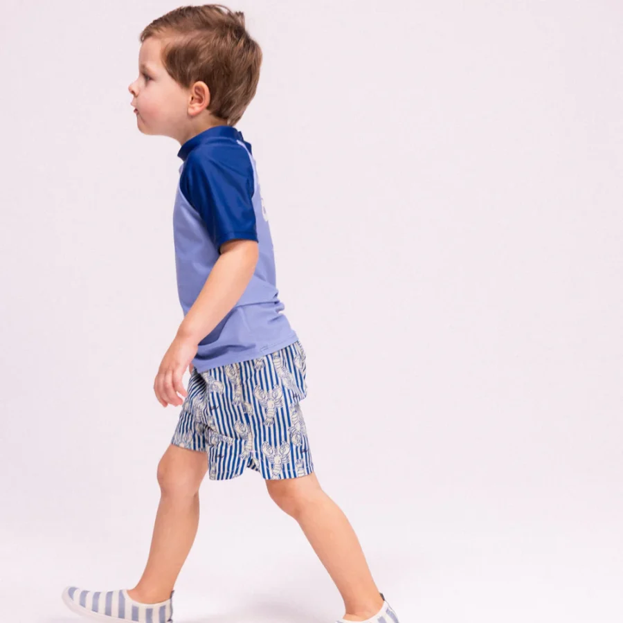 Kids Water Shoes - Blue/White - Lobster Ray