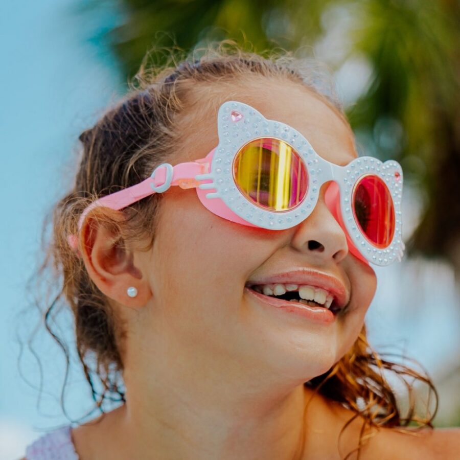 Powder Purr Cat Swim Goggles