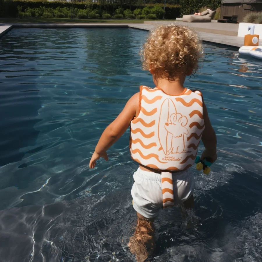 Swim Vest - Orange - Surfer - 2-3 Years