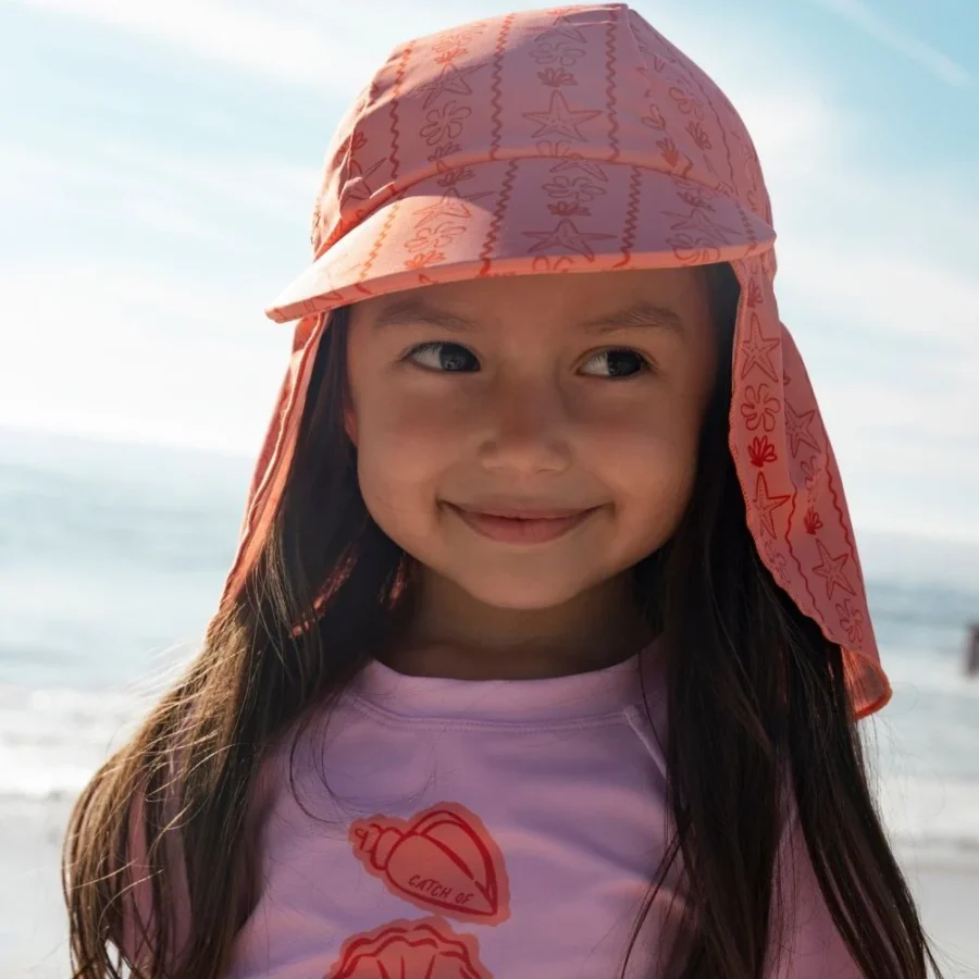 UV Sun Cap - Pink - Coastal Charm