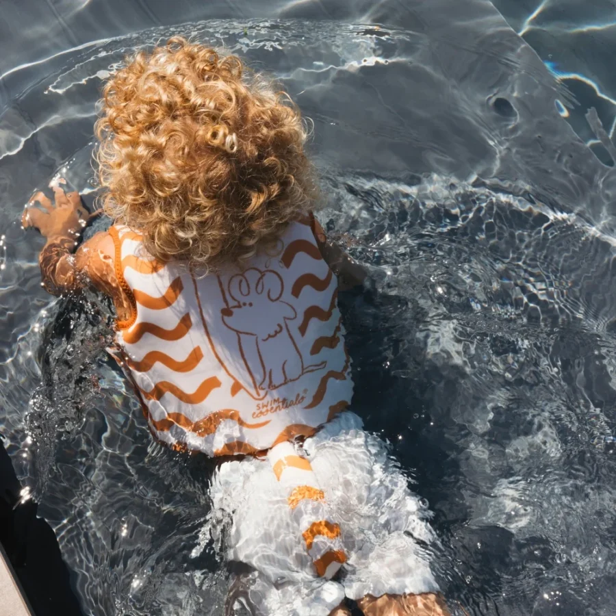 Swim Vest - Orange - Surfer - 1-2 Years