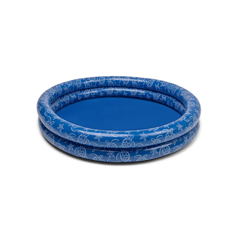 Kids pool - blue - seashore - ø 100 cm