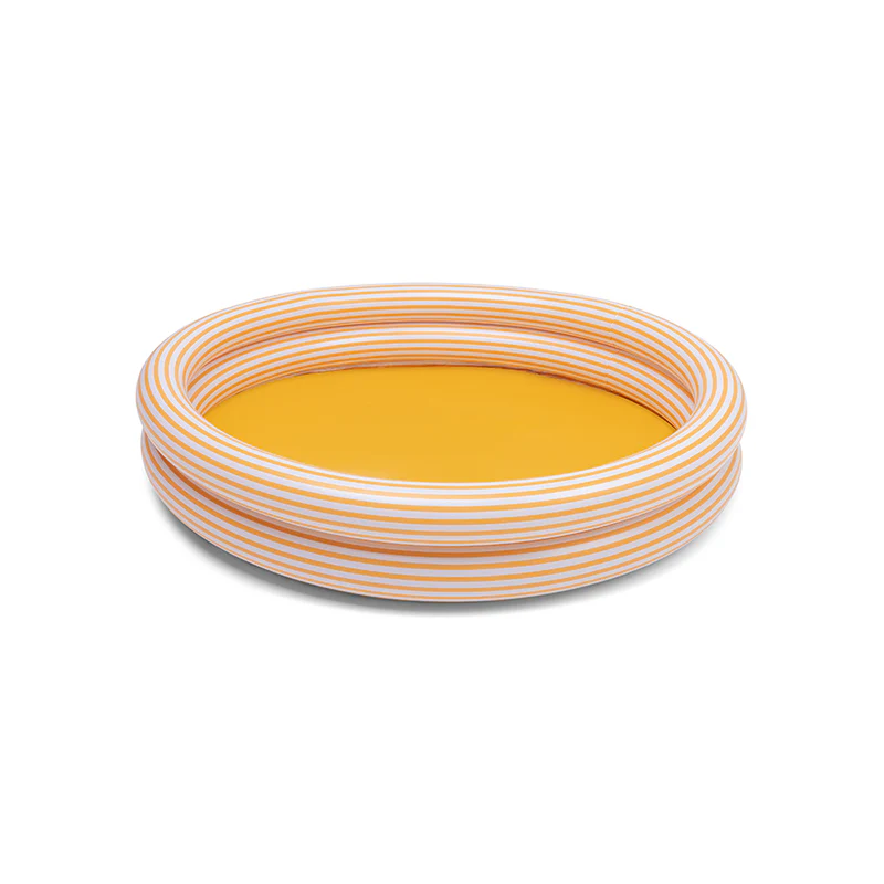 Kids pool - yellow/white - softlines - ø 100 cm