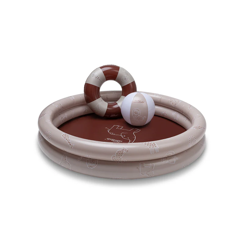 play pool set - beige - wild life