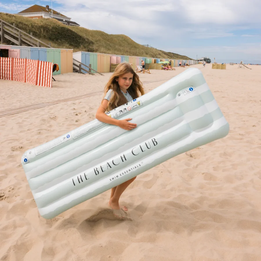 Green - Resort stripe -Air Matress